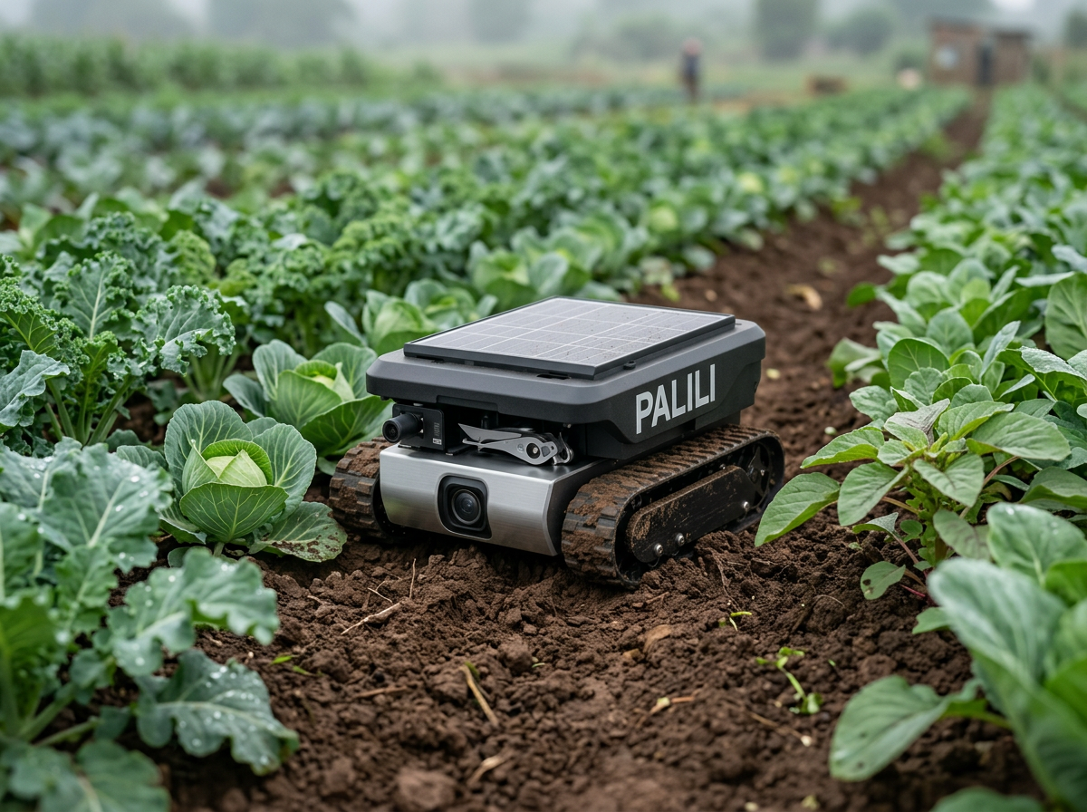 PALILI-MICRO crawling between tea rows